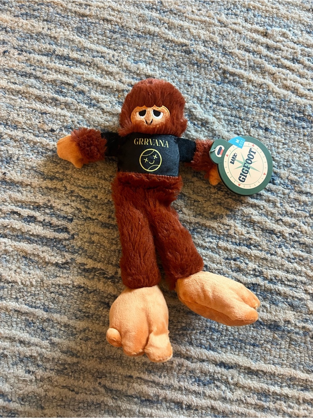NWT Bark Gigfoot Dog Toy